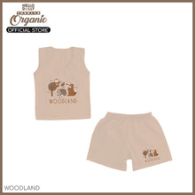 Load image into Gallery viewer, Hello Dolly Organic Printed Terno Set | Woodland
