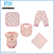 Load image into Gallery viewer, Hello Dolly Starter Sets ( Onesies, Pajama, Bib )

