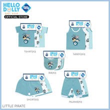 Load image into Gallery viewer, Hello Dolly Sanitized Baby Wear pack of 3&#39;s  ( Little Pirate ) | Infants Wear
