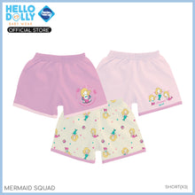Load image into Gallery viewer, Hello Dolly Sanitized Baby Wear pack of 3&#39;s  ( Mermaid Squad ) | Infants Wear
