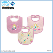 Load image into Gallery viewer, Hello Dolly Sanitized Baby Wear pack of 3&#39;s  ( Mermaid Squad ) | Infants Wear
