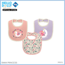 Load image into Gallery viewer, Hello Dolly Sanitized Baby Wear pack of 3&#39;s  ( Swan Princess ) | Infants Wear
